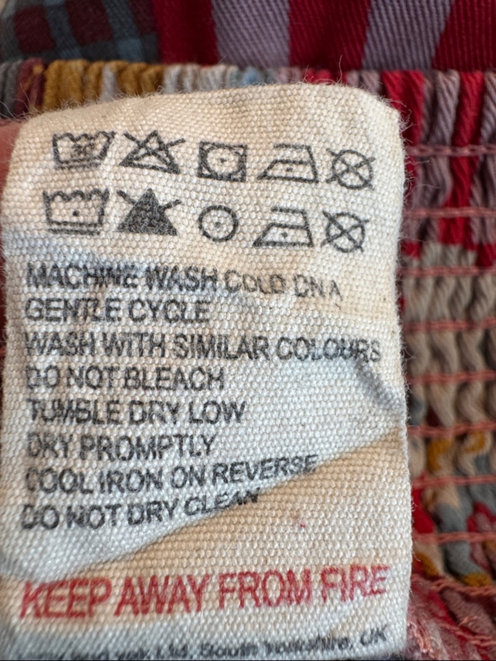 NWOT Lucy & Yak Alexa Organic Cotton Trousers Donita Patchwork Size XL - Picture 10 of 15